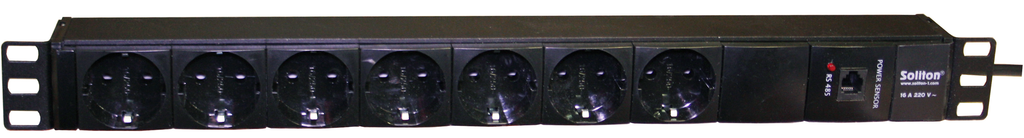 Вертикальный PDU, S-AB_M, 32A, ввод IEC60309, с мониторингом, с управлением, S-AB_M